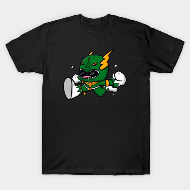 Chibi green T-Shirt by Laris Manis Art